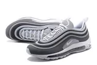 hommes nike air max 97 wave triple silver bullet